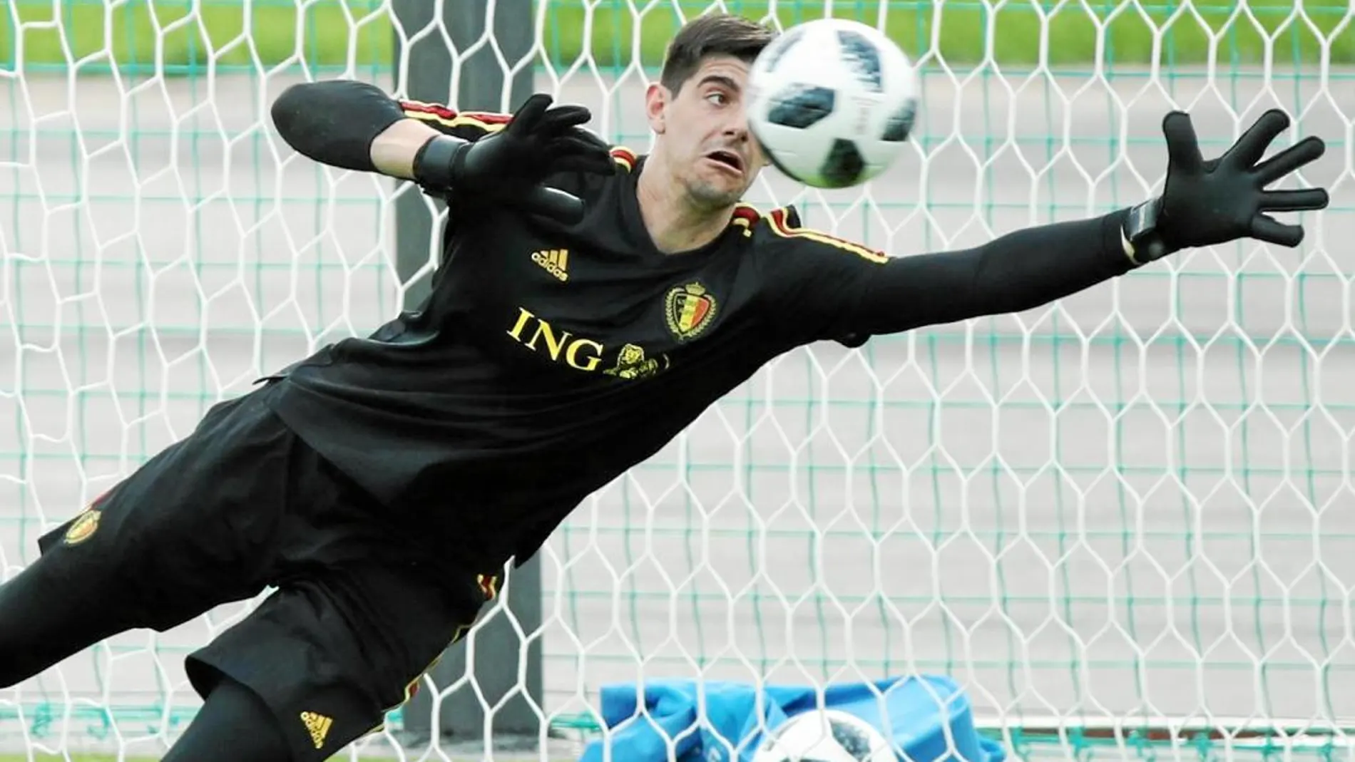 Cásting de porteros. El belga Courtois empieza hoy el Mundial contra Panamá / Reuters
