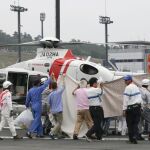 De Angelis tuvo que ser trasladado de urgencia el hospital