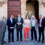 Manuel Estella, Mario Amilivia, Alfonso Fernández Mañueco, Silvia Clemente, Constantino Nalda y Ricardo Rivero