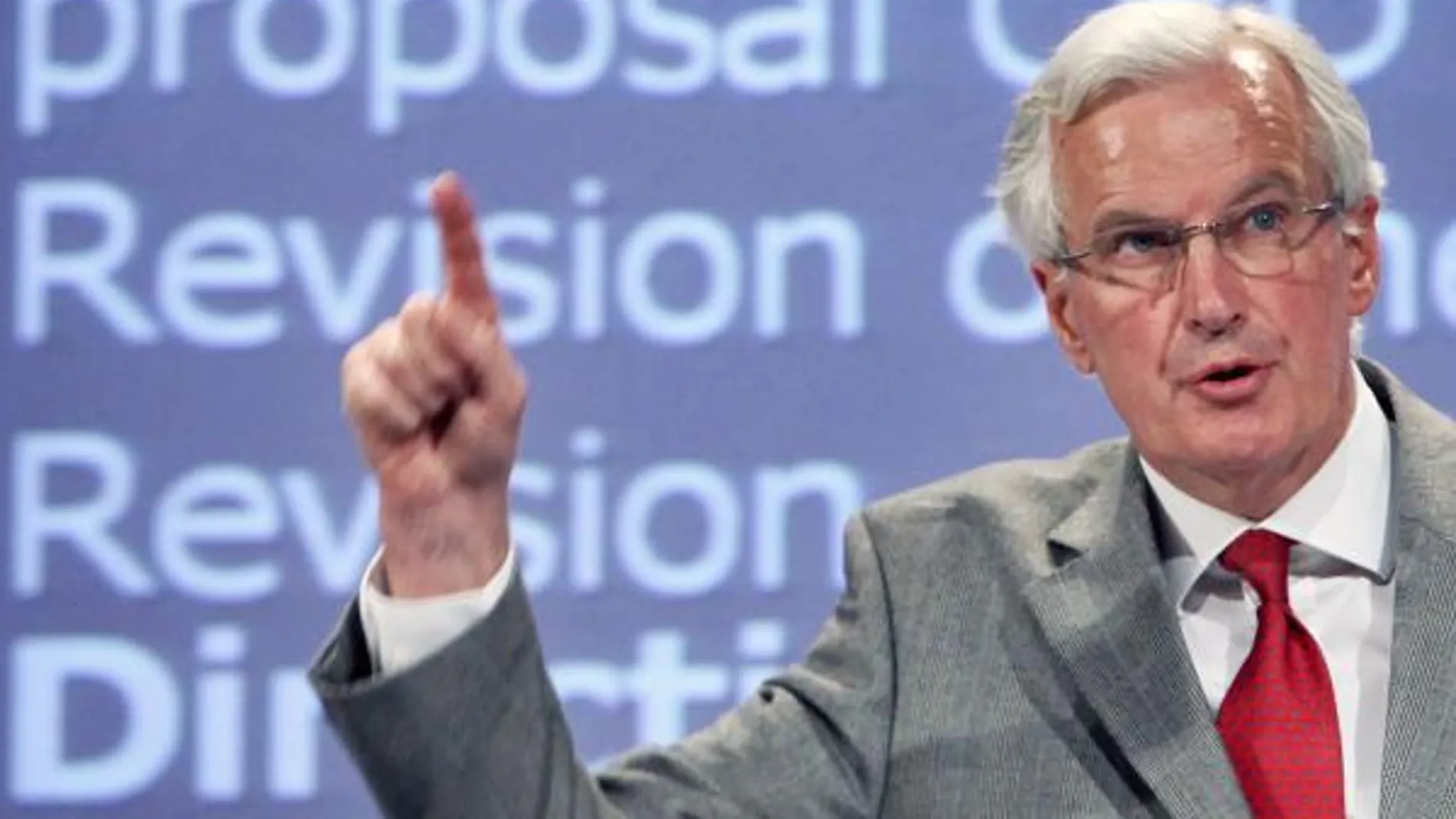El comisario europeo de Mercado Interior y Servicios, el francés Michel Barnier