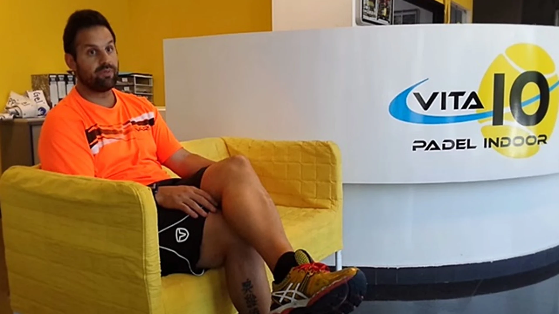 El entrenador Rodri Ovide, en Vita10