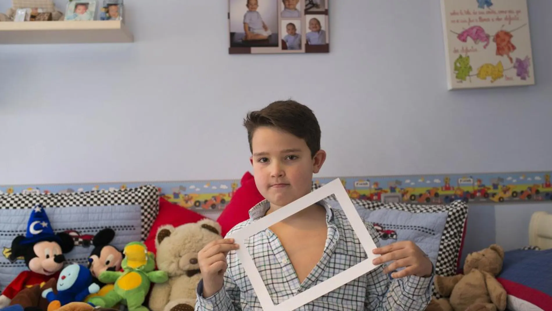 Diego, el niño que tuvo leucemia y no sabe lo que es