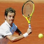Gasquet, el rival de «Fer» en la final de Niza, debutó ayer en Roland Garros y estuvo cerca de eliminar al número cuatro, Andy Murray