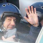 Medvedev voló ayer en un SU-34, el cazabombardero más moderno de su arsenal