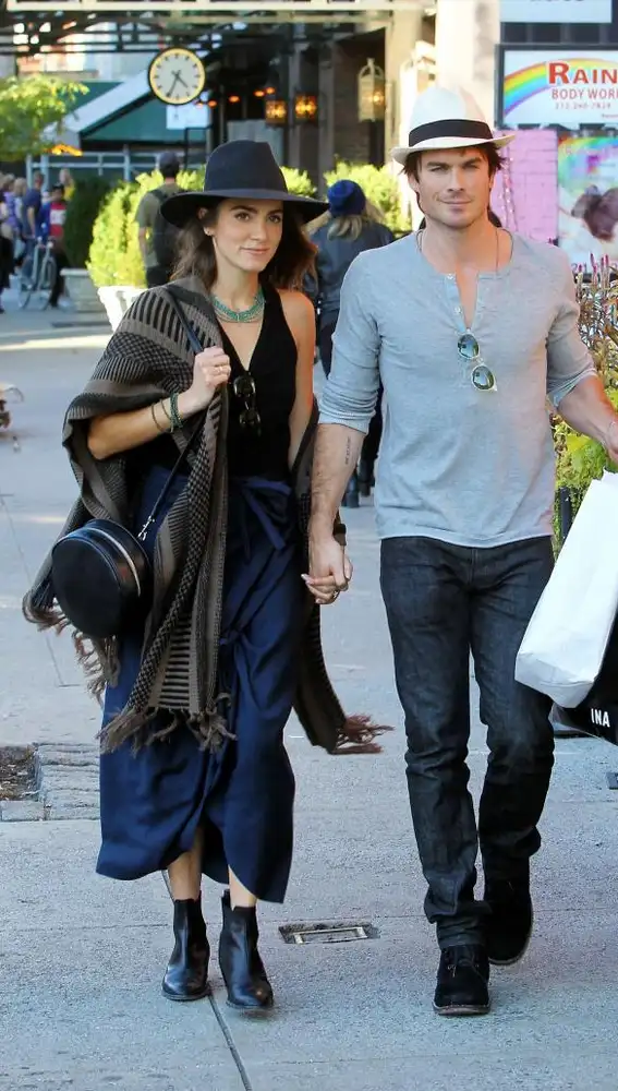 Ian Somerhalder y Nikki Reed pasean su amor por Nueva York