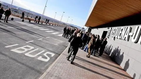 La estación del AVE en Requena