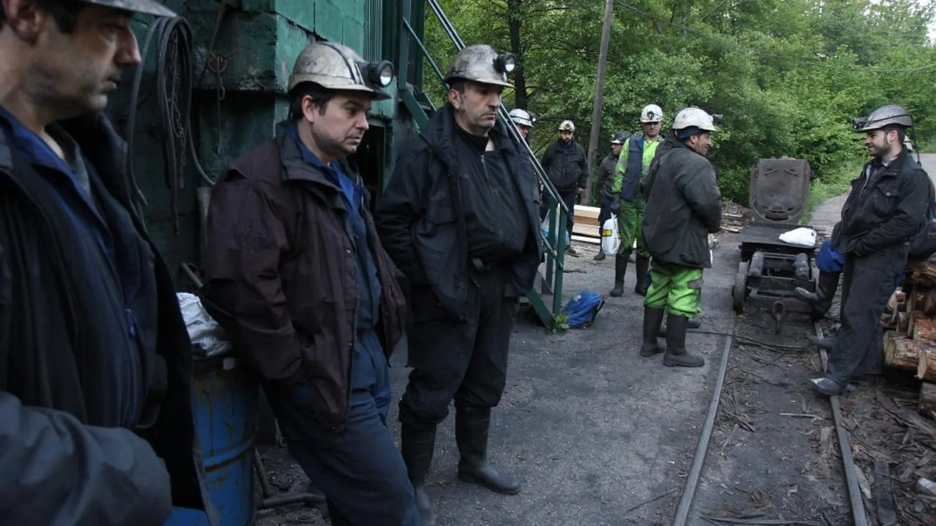 Los mineros en la mina del pozo Casares en Tremor de Arriba (León), una de las últimas en cerrar, son algunas de las personas que se podrán beneficiar de este apoyo para montar su propio negocio