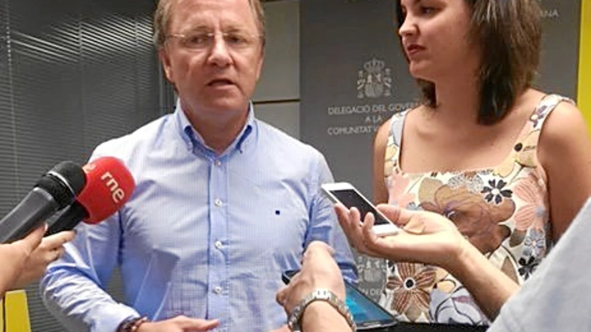 El delegado del Gobierno y la concejala de Protección Ciudadana
