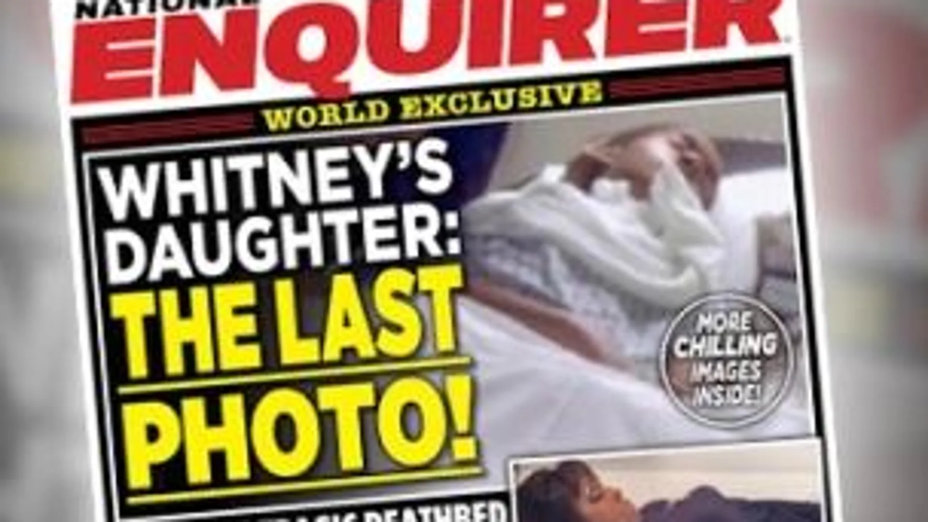 Bobbi Kristina, las fotos de su muerte en portada de «National Enquirer»