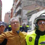 El concejal Móstoles (PSPV), desalojado de El Cabanyal por la Policía