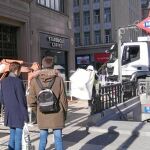 Todo el entorno de la plaza de Canalejas, donde está situada la parada de metro de Sevilla, está sometiéndose a obras de remodelación