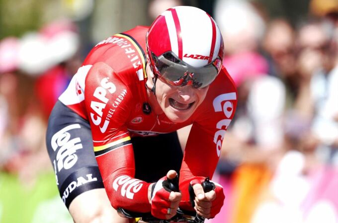 El ciclista alemán Andre Greipel del equipo Lotto Soudal