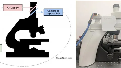 El microscopio de realidad aumentada ARM