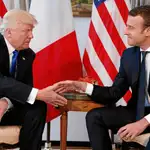 Donald Trump y Emmanuel Macron, en una imagen de archivo