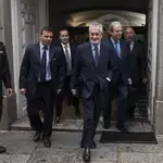 Salida del expresidente de la Junta de Andalucía José Antonio Griñan del Tribunal Supremo