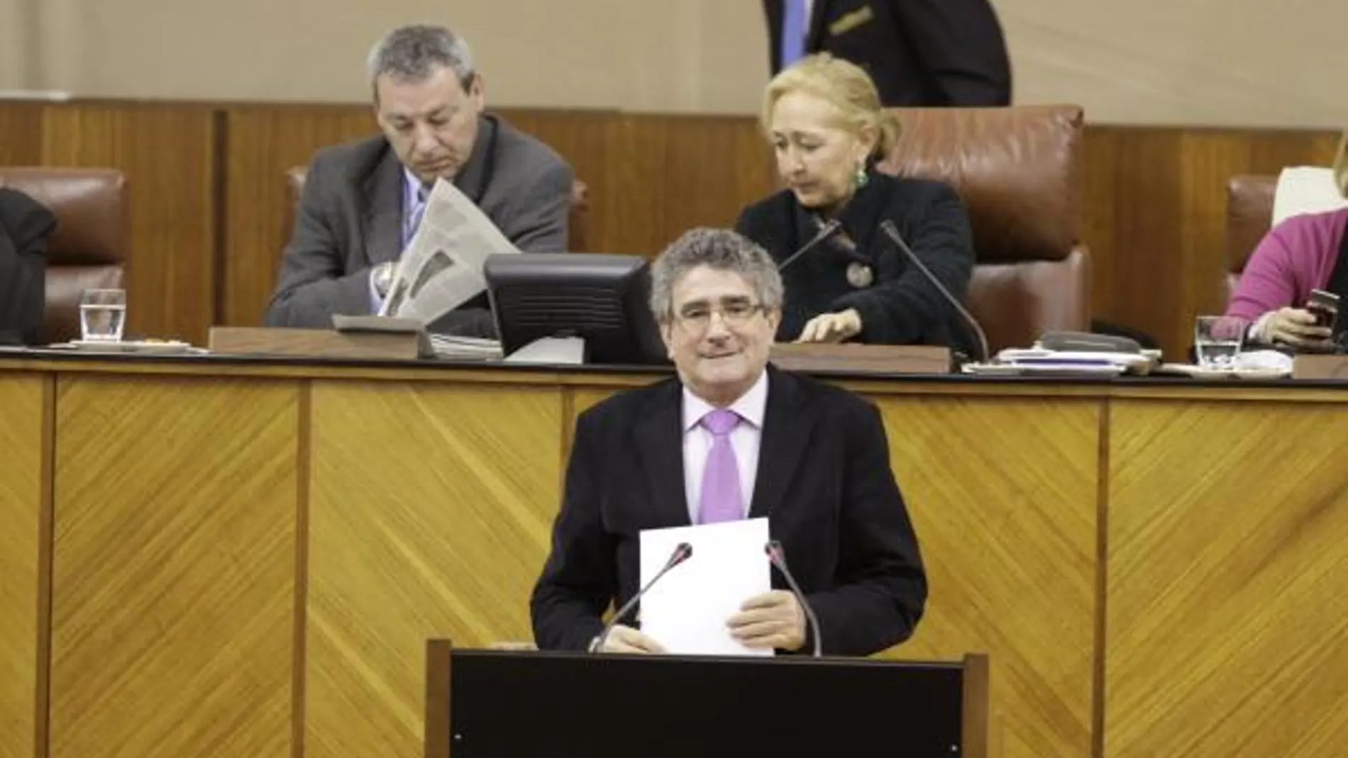 El consejero de Gobernación y Justicia, Luis Pizarro
