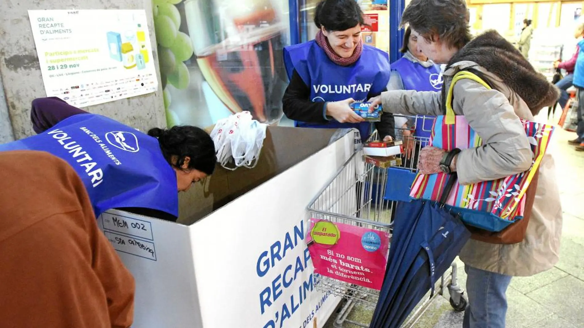 Más de 200.000 personas necesitan la atención de los bancos de alimentos de Cataluña