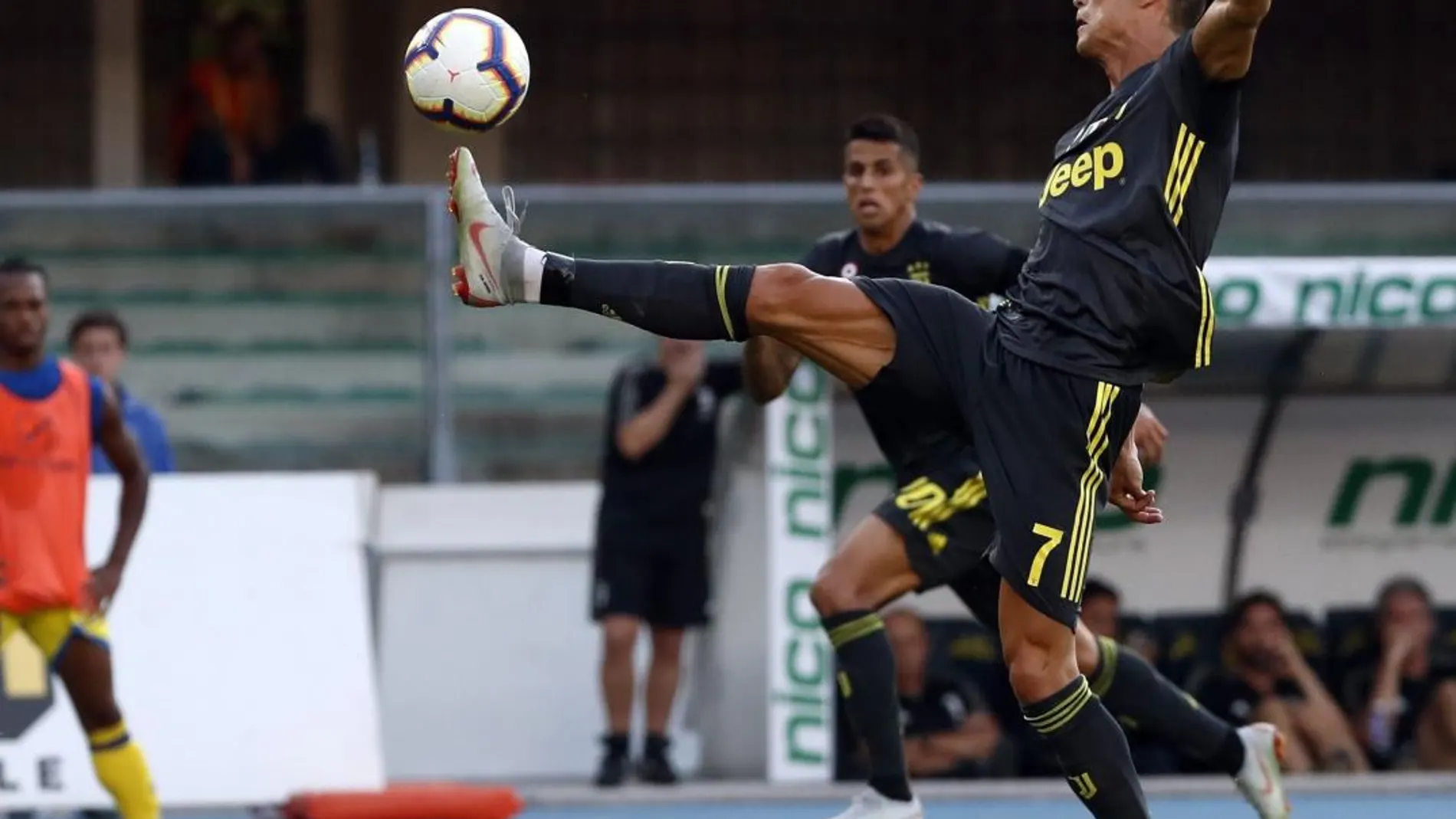 Cristiano Ronaldo en su primer partido oficial con la Juventus/Foto: Ap