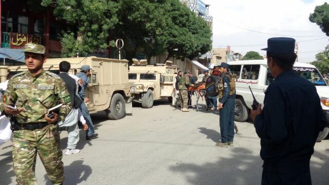 Imágen de archivo de soldados afganos en Kabul