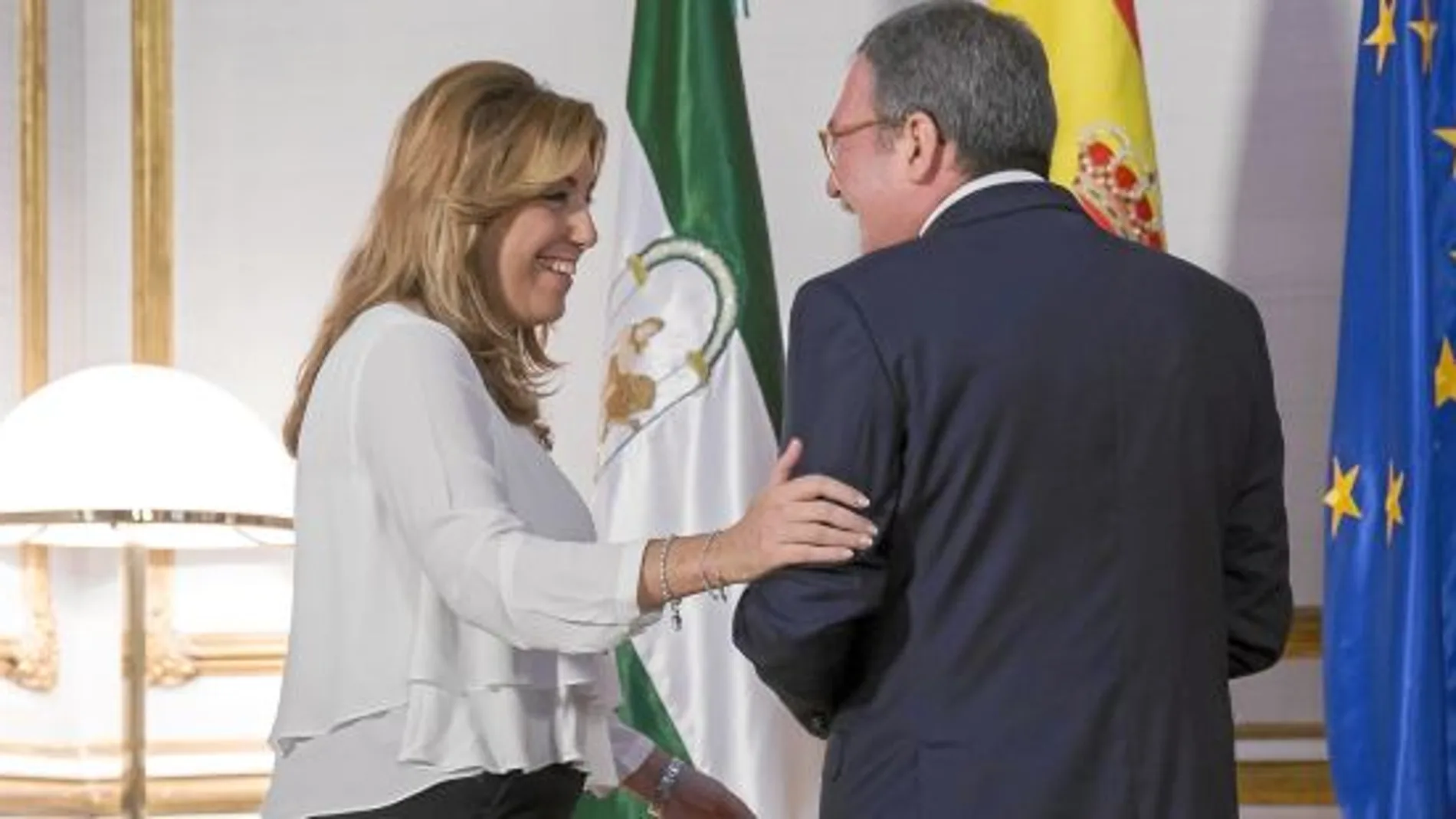 Díaz, con el presidente del Consejo Económico y Social de Andalucía