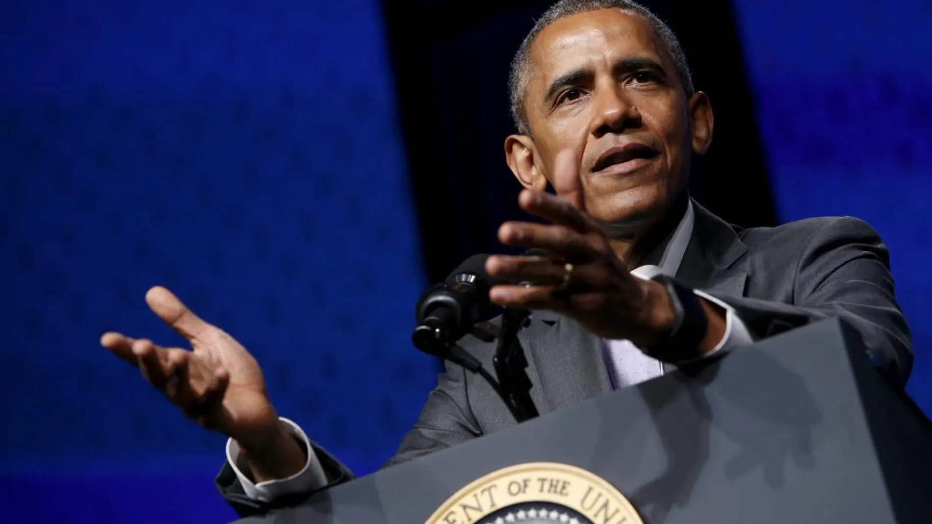 El presidente de EE.UU., Barack Obama, en una reciente intervención pública
