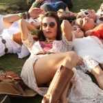 La modelo Alessandra Ambrosio en el Festival Coachella 2017