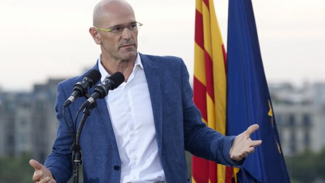 Raül Romeva, número uno de la lista independentista.