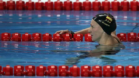 La nadadora española Melani Costa