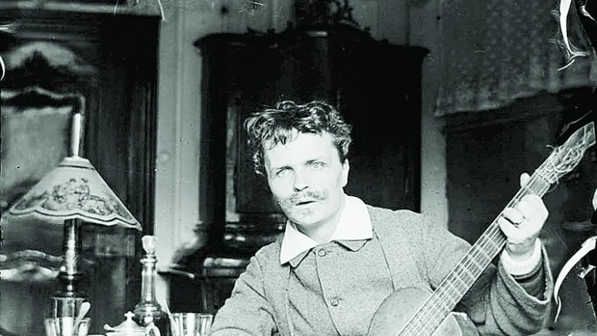 August Strindberg reflejaba en su rostro todos sus tormentos