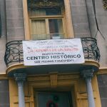 Protestas de los vecinos del barrio de El Carmen contra los apartamentos turísticos ilegales.