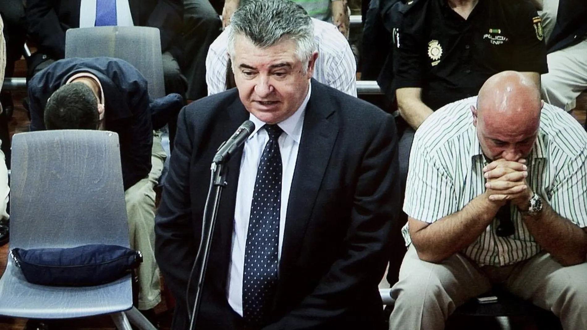 Juan Antonio Roca, en una sesión del juicio del caso "Malaya"en 2012.