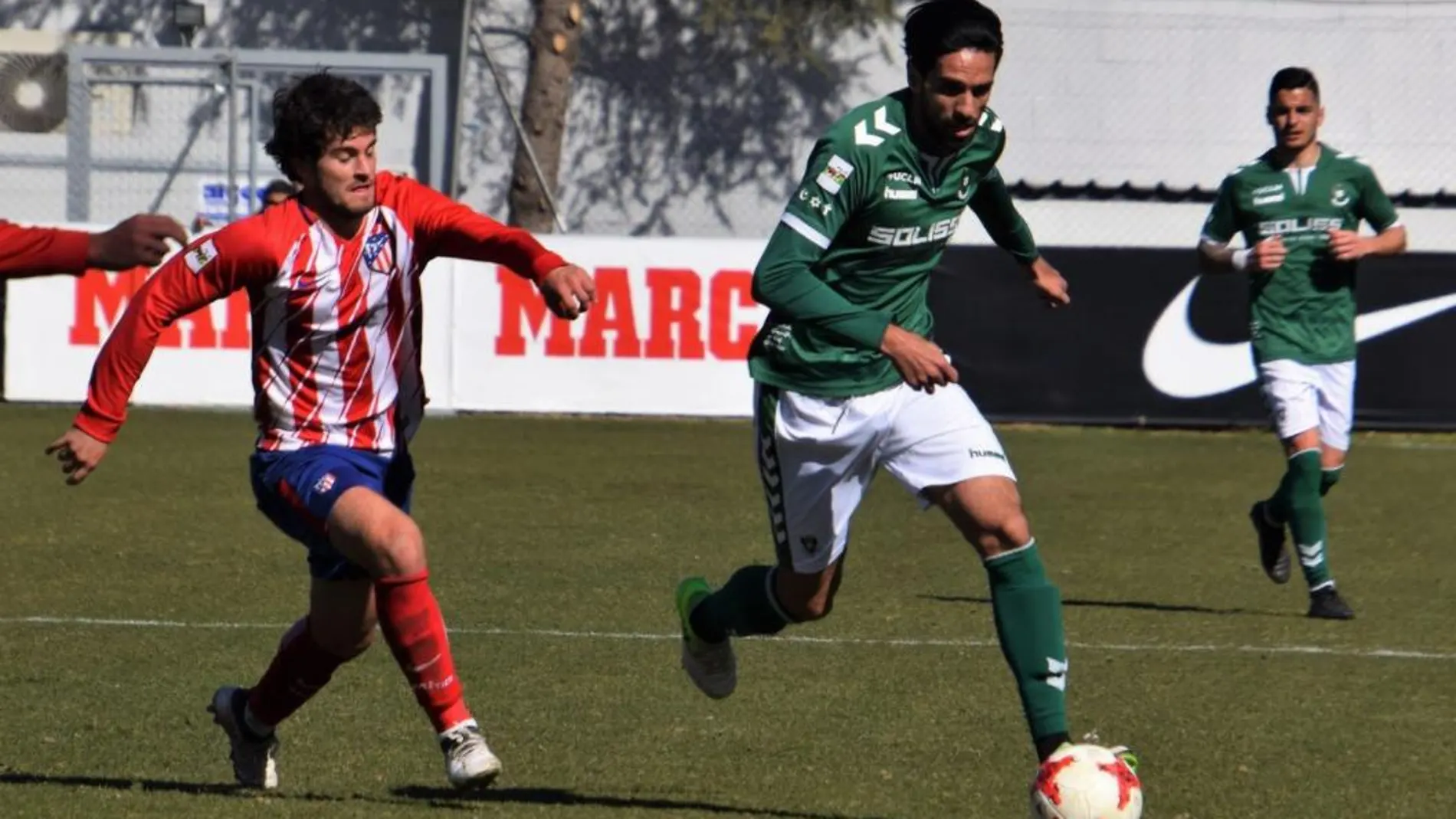 Lassad durante un partido con el Toledo