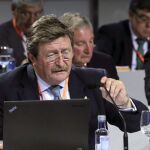 Juan Luis Larrea, presidente de la junta gestora de la Real Federación Española de Fútbol (RFEF)
