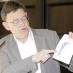 El presidente de la Generalitat, Ximo Puig, compareció para valorar los Presupuestos