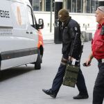 Imagen de la operación antiterrorista en Bélgica de la pasada semana.