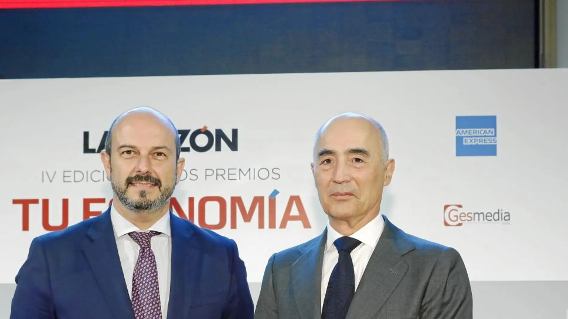 El vicepresidente de la Comunidad de Madrid fue el encargado de entregar el Premio Tu Economía a la Mejor Trayectoria Empresarial al presidente de Ferrovial, Rafael del Pino
