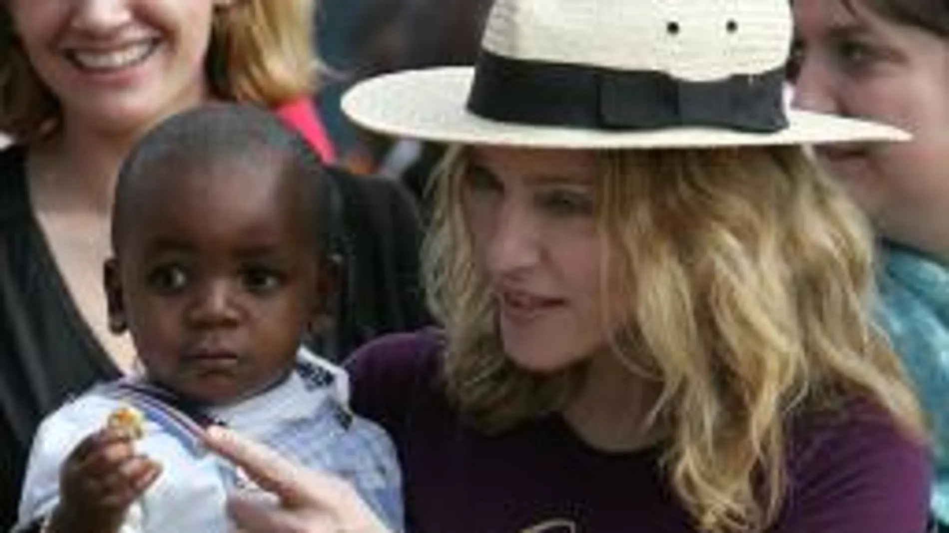 Madonna, tras su llegada a Malawi