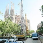Las obras junto a la Sagrada Familia en la calle Mallorca ya han comenzado