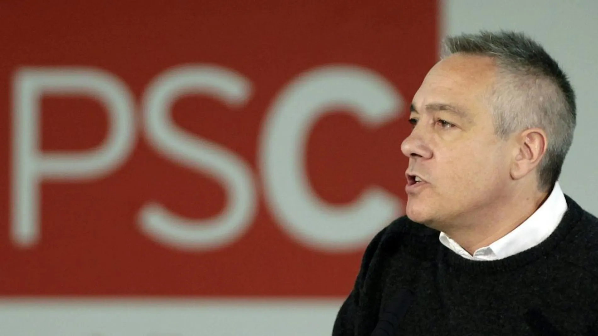 El exsecretario del PSC, Pere Navarro, que dimitirá hoy como líder del Partido Socialista de Cataluña