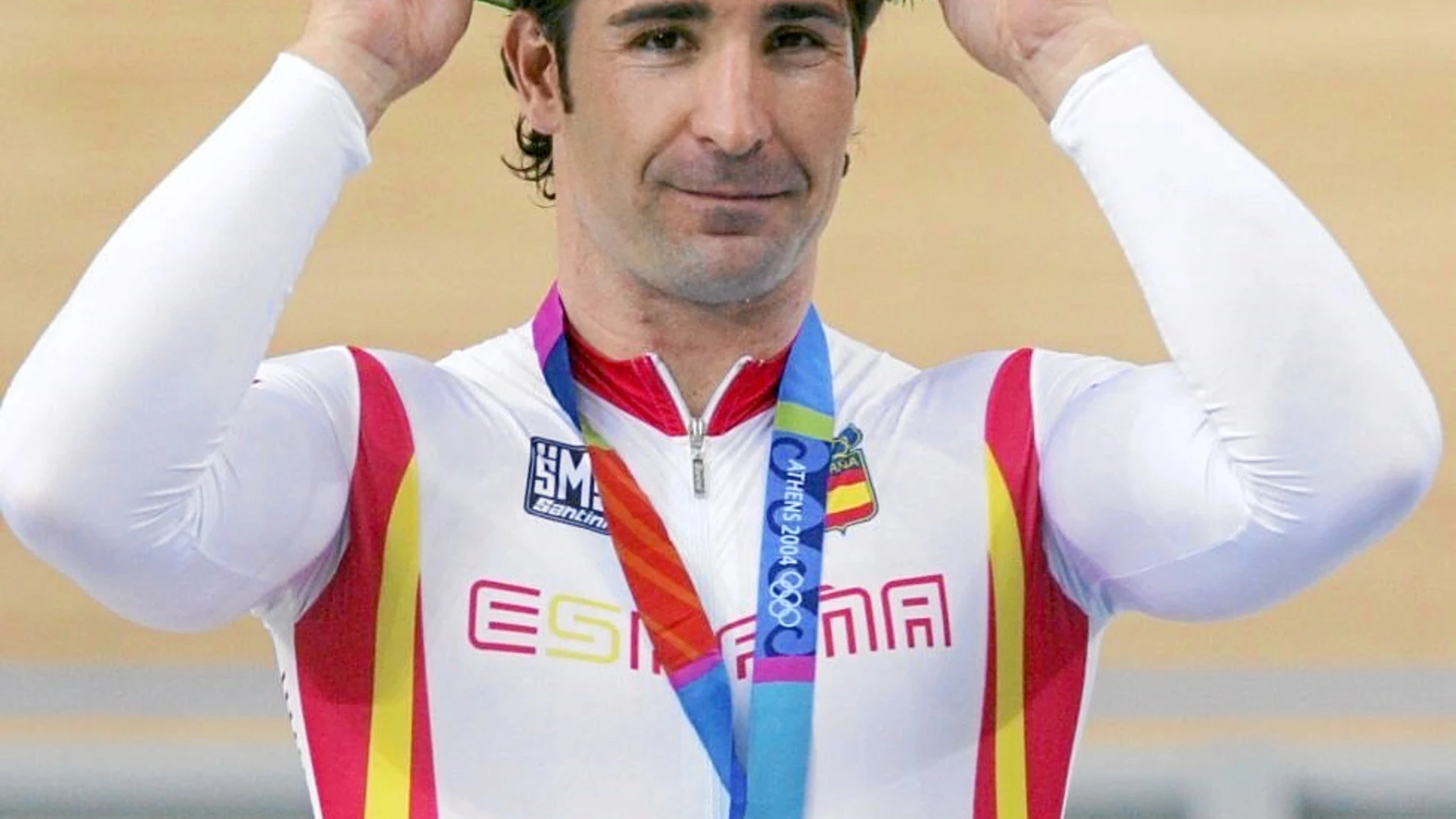 Josep Antoni Escuredo ganó la medalla de plata de ciclismo en pista en los Juegos Olímpicos de Atenas