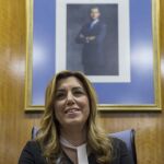 La presidenta de la Junta de Andalucía, Susana Díaz