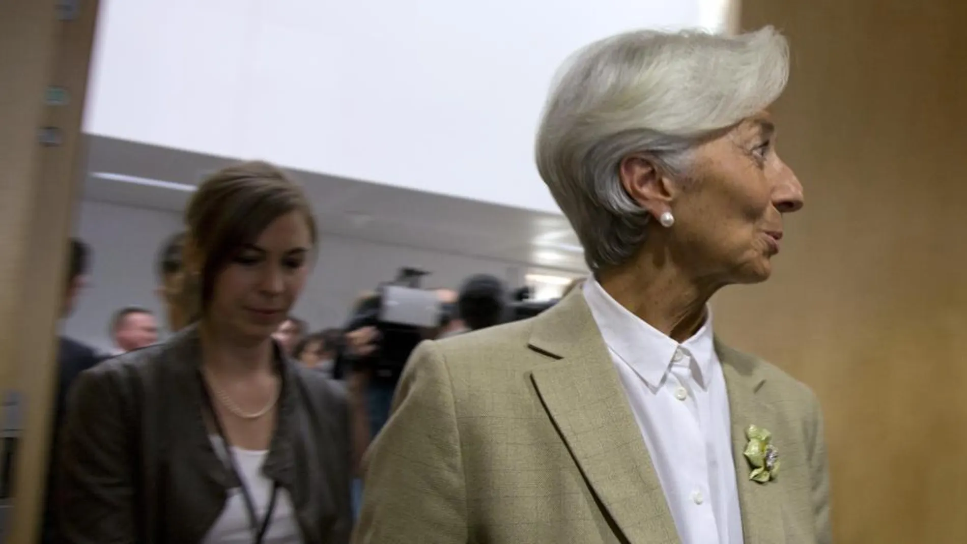 La directora del FMI; Christine Lagarde