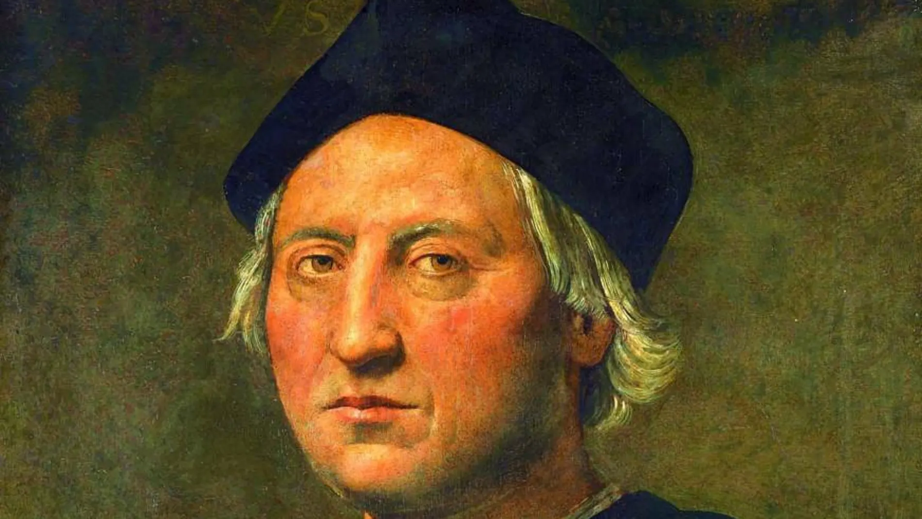 Cristóbal Colón, por el pintor italiano del Renacimiento Ghirlandaio.
