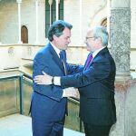 Montilla recibió ayer por última vez a Mas en el Palau de la Generalitat para abordar el traspaso de poderes