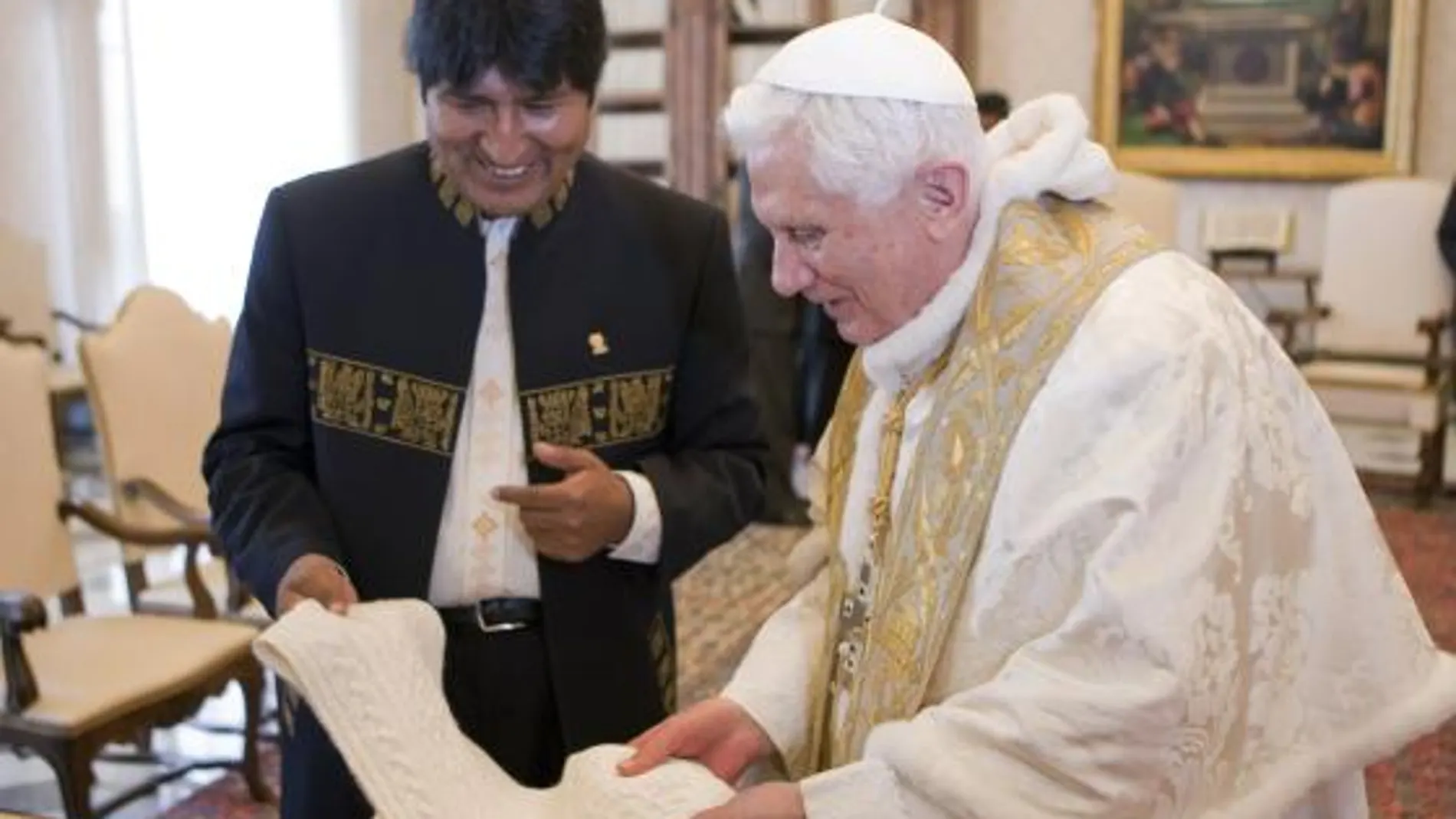 El Papa recibe a Evo Morales durante 25 minutos
