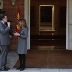 Mariano Rajoy y Susana Díaz, el miércoles pasado en la reunión que mantuvieron en la Moncloa