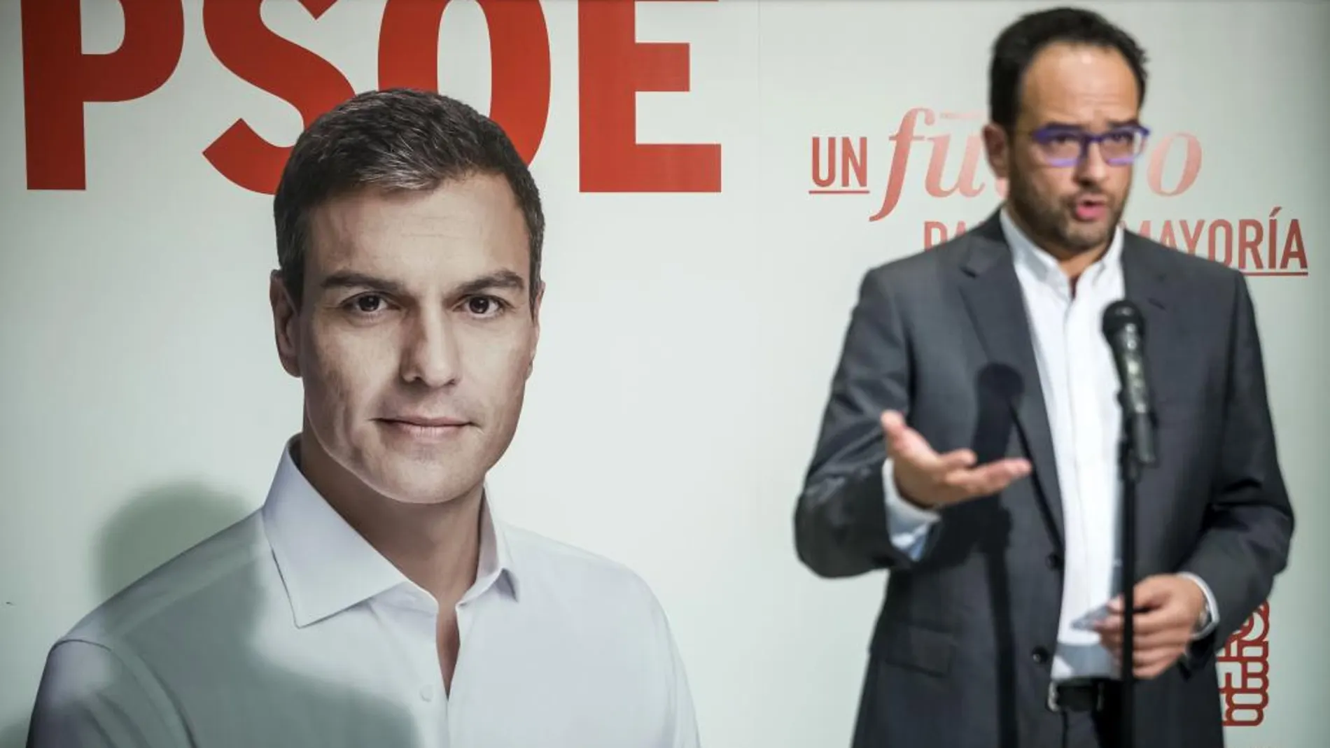 El portavoz del Comité Electoral del PSOE, Antonio Hernando