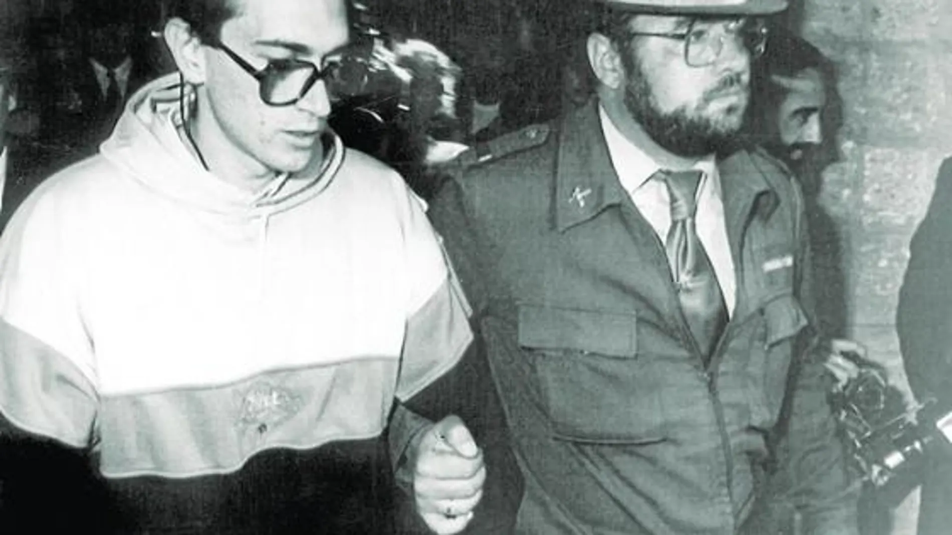 El asesino Martín Montañez, detenido por la Policía