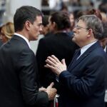 Pedro Sánchez con Ximo Puig el pasado 5 de mayo