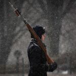 Imagen de uno de los soldados del 3D U.S. Infantry Regiment (The Old Guard)